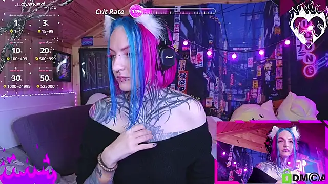 NekoCyber online show from October 26, 2025, 5:13 am