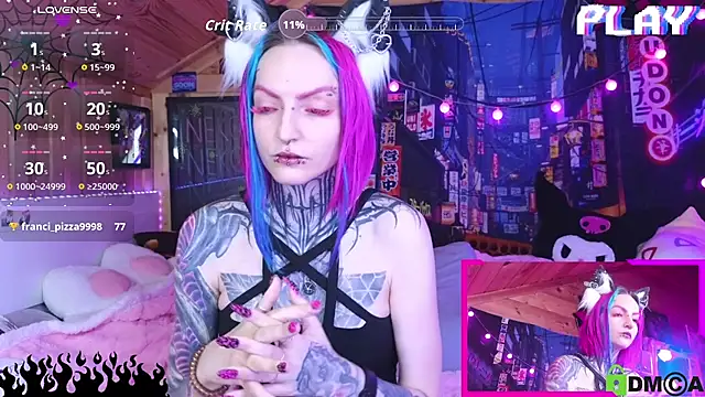 Snapshot of NekoCyber chatting on February 11, 2026, 5:12 am NekoCyber online show from February 11, 2026, 5:12 am