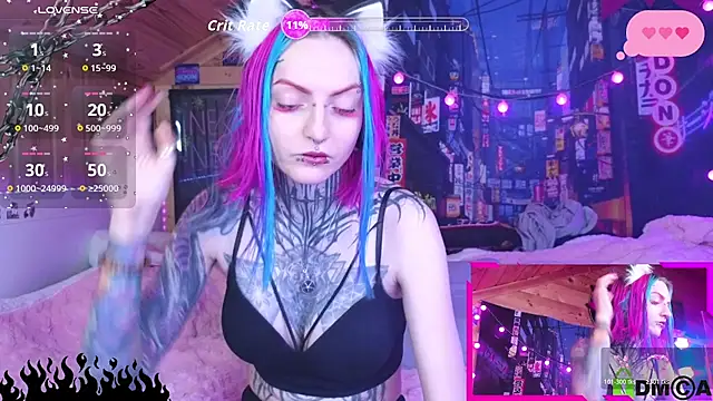 Snapshot of NekoCyber chatting on February 25, 2026, 5:06 am NekoCyber online show from February 25, 2026, 5:06 am