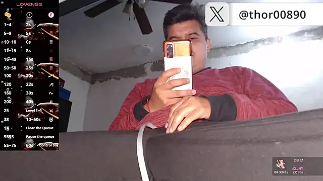 thor000089 online show from January 14, 2026, 5:40 pm