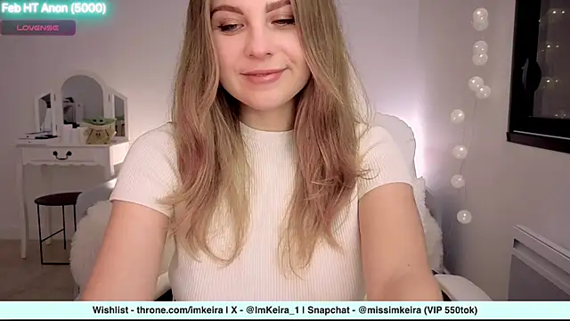 ImKeira online show from February 2, 2025, 8:19 pm