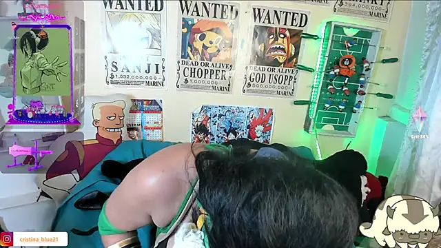 cristina blu21 online show from February 1, 2025, 6:21 am