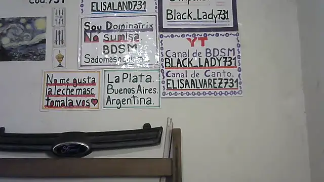 black lady731 online show from April 25, 2026, 8:06 pm