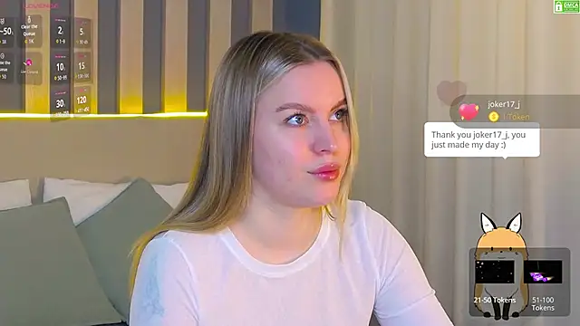 AmaliaBell online show from March 25, 2026, 1:06 pm